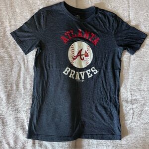 Atlanta Braves Kids T-Shirt - Navy - XL